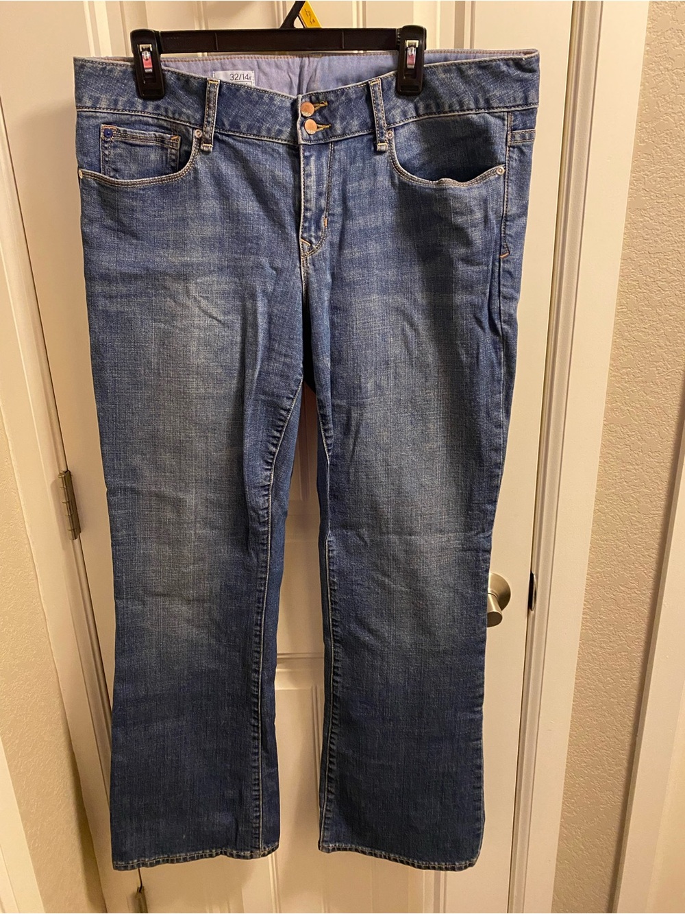 GAP 1969 Jeans 14 32 Perfect Boot Cut Stretch Blue Denim Bootcut